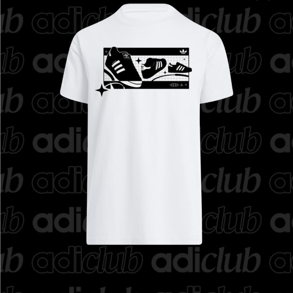 Adidas Limited Edition Superstar Design T-Shirt size Small NWT - Picture 3 of 3